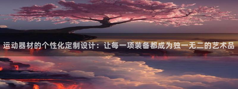德国三亿体育官方正版app集团：运动器材的个性化定制