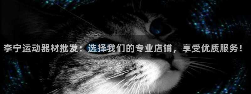 三亿体育官方正版app娱乐代理怎么样：李宁运动器材批